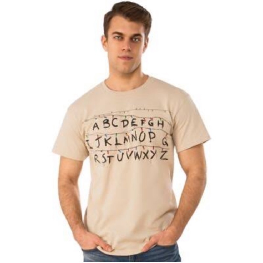 Stranger Things Alphabet Wall Shirt A